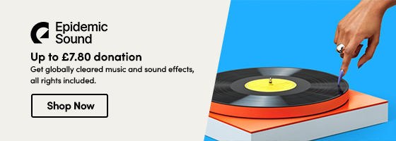 Get globally cleared music and sound effects, all rights included.  Up to £7.80 donation  Shop now