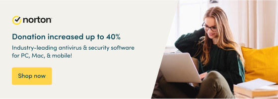 Industry-leading antivirus & security software for PC, Mac, & mobile!  Donation increased up to 40%  Shop now