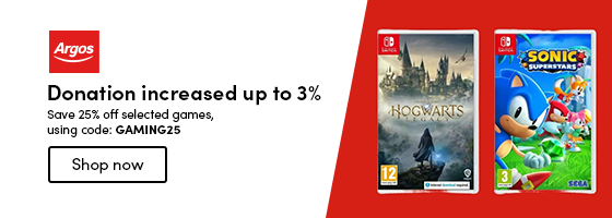 Save 25% off selected games, using code: GAMING25